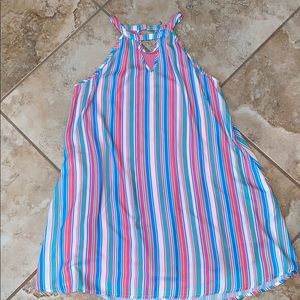 Stripped colorful dress